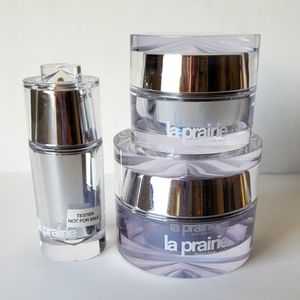 La Prairie Platinum Cellular cream, Essence and eye cream.  NWOB